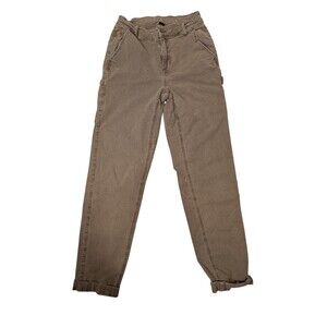 American Eagle Womens Hiking Cargo Pants Stretch Size 0 Dark Beige